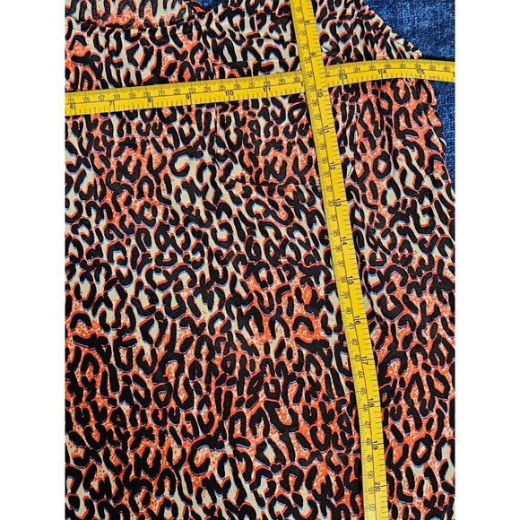 Joie Silk Peach Leopard Racerback Tank XS - Picture 4 of 7